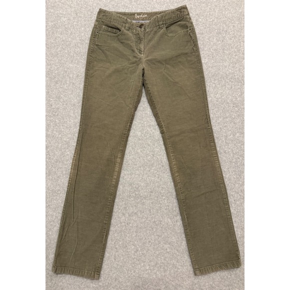 Boden Pants - Boden Womens Olive Green Corduroy Straight Leg Pants Size US 6R UK 10R